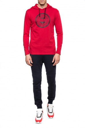 Hooded t-shirt with logo, zdjęcie 2 Hooded t-shirt with logo od Balmain